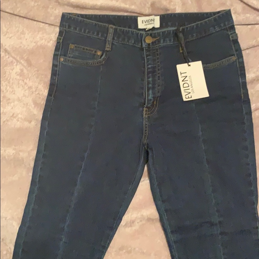High waisted jeans